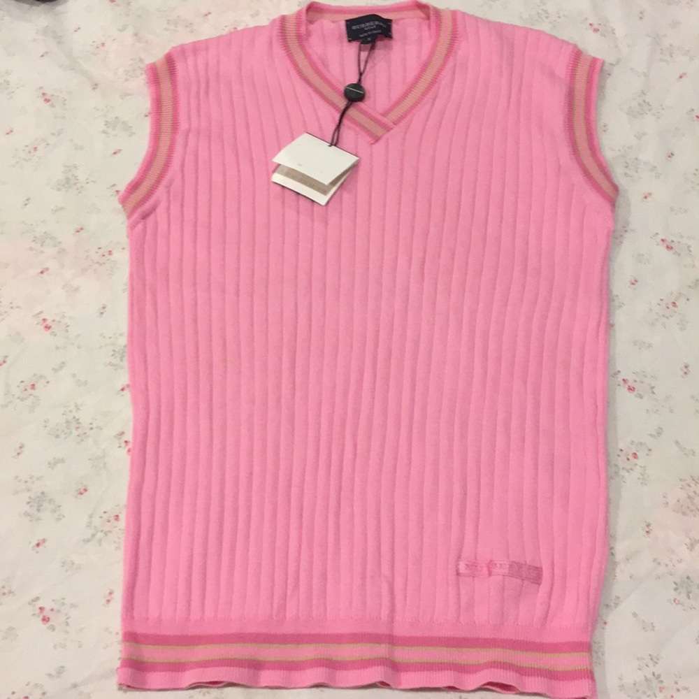 Burberry golf sweater vest